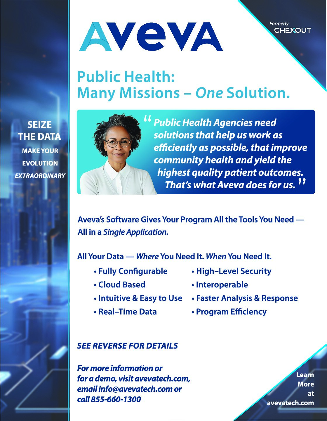 Photo of Aveva Public Health Software Solutions Brochure