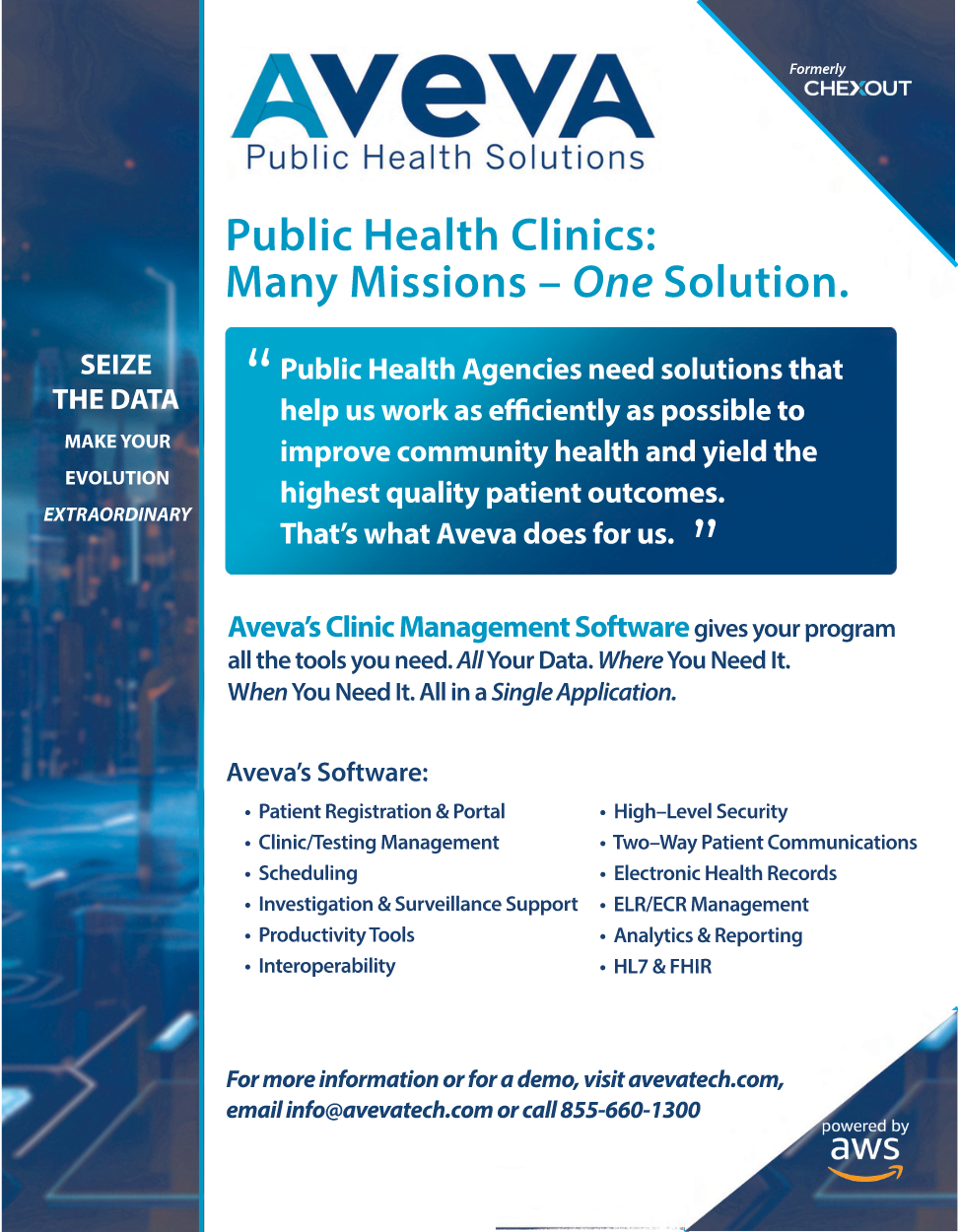 Photo of Aveva Public Health Solutions – Clinic Management Brochure